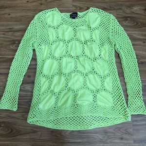 Lime Green Knit top